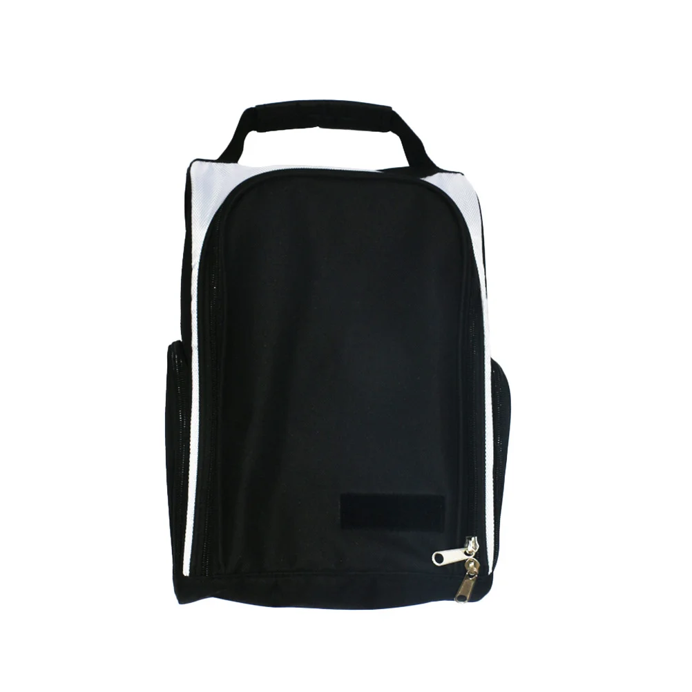 

1pc Golf Shoe Bag Nylon Durable Zipper Pouch Dust Proof Carrying Case For Sports Outdoor Travel Storage