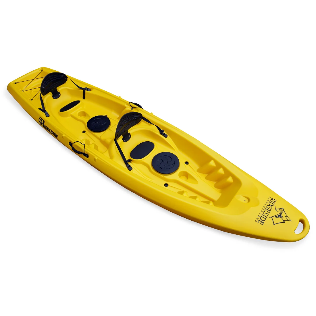 

2+1 Seat HDPE Canoe, 2-Person Family Tandem Sit-On-Top Kayak 2025