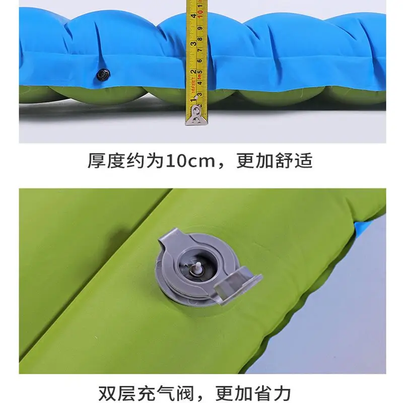 Automatic Air mattress floor laying portable thickened domestic air cushion camping sleeping mat