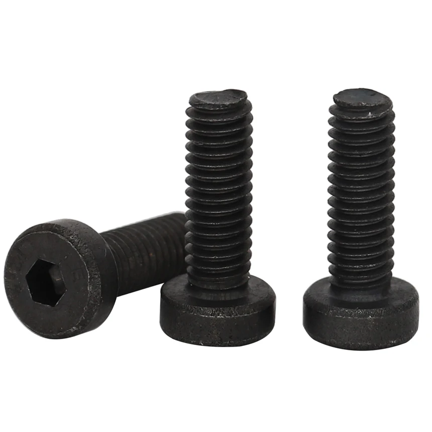 

M4 M5 M6 M8 M10 M12 M14 M16 12.9 Grade Carbon Steel DIN7984 Bolt Thin Reduced Cap Cup Allen Hex Hexagon Socket Head Screw