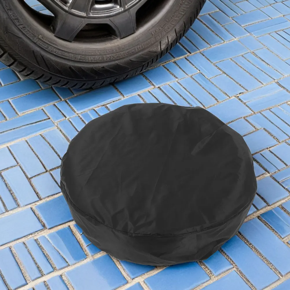

Universal Spare Tire Cover Waterproof Durable Taffeta Sun Proof Fits 27-29 Inch Outdoor Trailer Rv Truck Car Camper Accessories