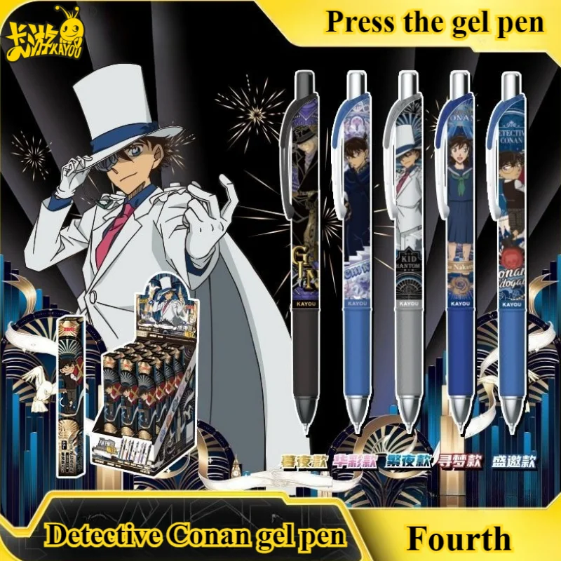 

Kayou Детектив Конан Kudou Шиничи Рэйчел Мур Аниме Периферийные устройства Креативный мультфильм Студенческая кисть Гладкая черная гелевая ручка