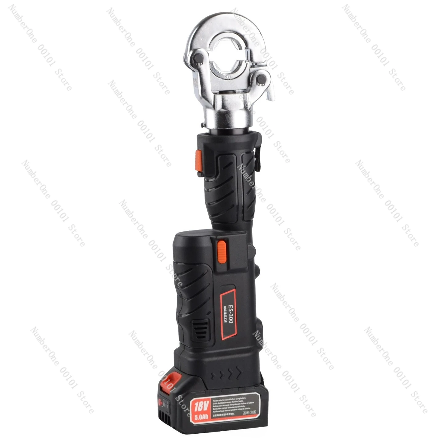 Factory direct sales lithium battery straight handle hydraulic pliers terminal copper nose portable electric crimping pliers