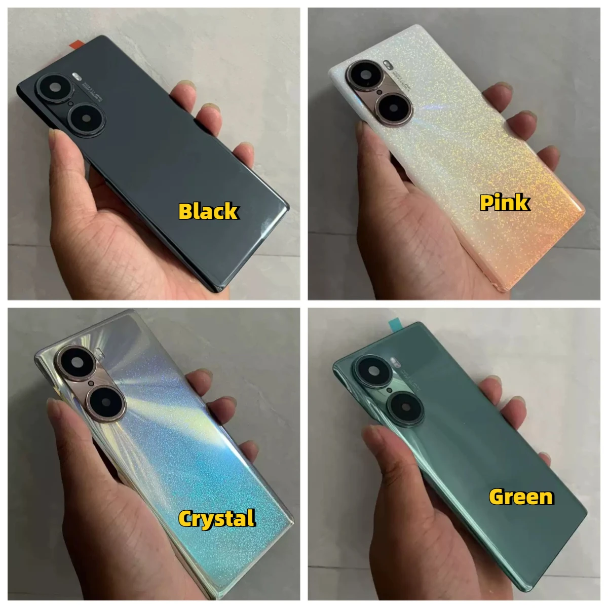 Задняя стеклянная крышка батарейного отсека на замену для For Honor 60 TNA-AN00 60Pro TNA-AN10 запчасти для ремонта смартфона