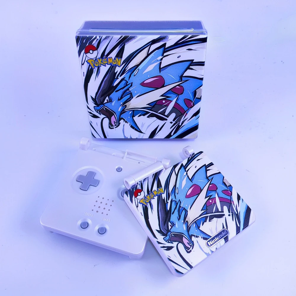 

Nintendo GBA SP Packaging and Shell Set Rayquaza Limited Edition with Packaging Box Compatible with ipS screen