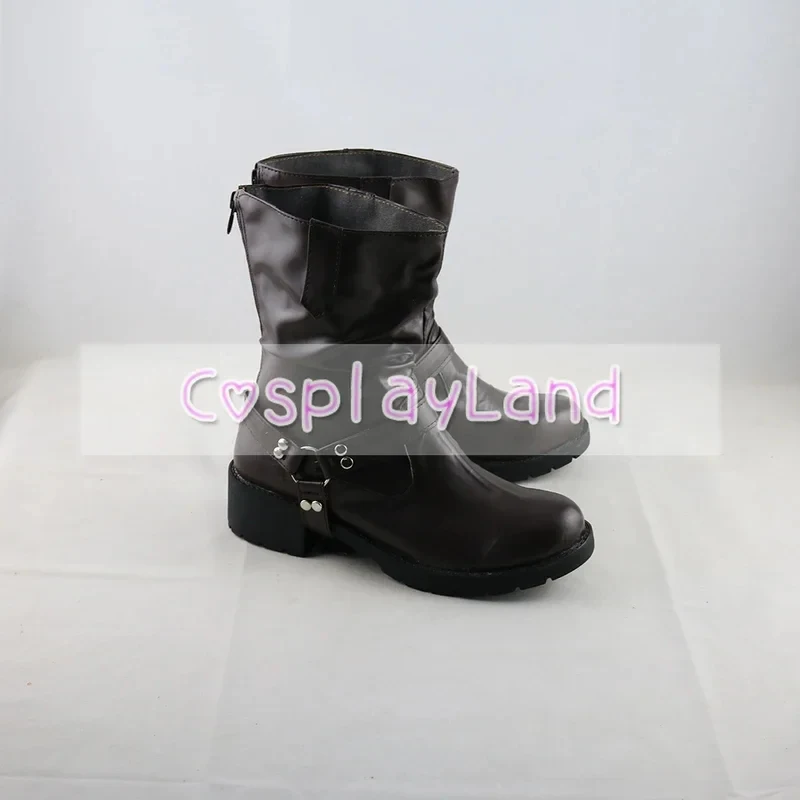 

x,3;f\6;h/NewTwisted Wonderland Savanaclaw Ruggie Bucchi Cosplay Boots Shoes Black Men Costume Customized Accessories 6;j'3\y,8/
