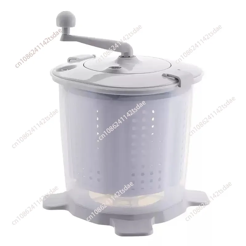 Manual washing machine without electricity, student dormitory hand-cranked elution integrated washing socks, underwear artifact