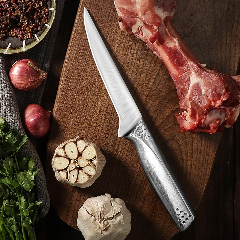 PLYS Boning Knife Stainless Steel Integrated Butcher Knife Commercial 2-piece Meat Cleaver Set Professional Chef Knife