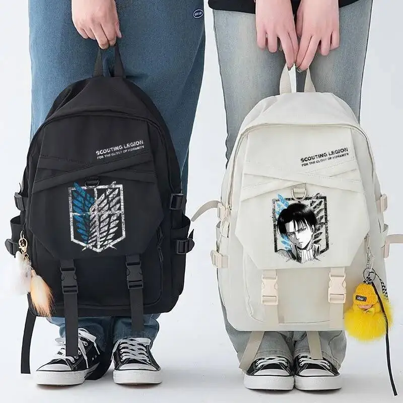 

Аниме игра черно-белая атака на Титанов Shingeki No Kyojin студенческие детские школьные сумки для подростков рюкзаки для девочек и мальчиков