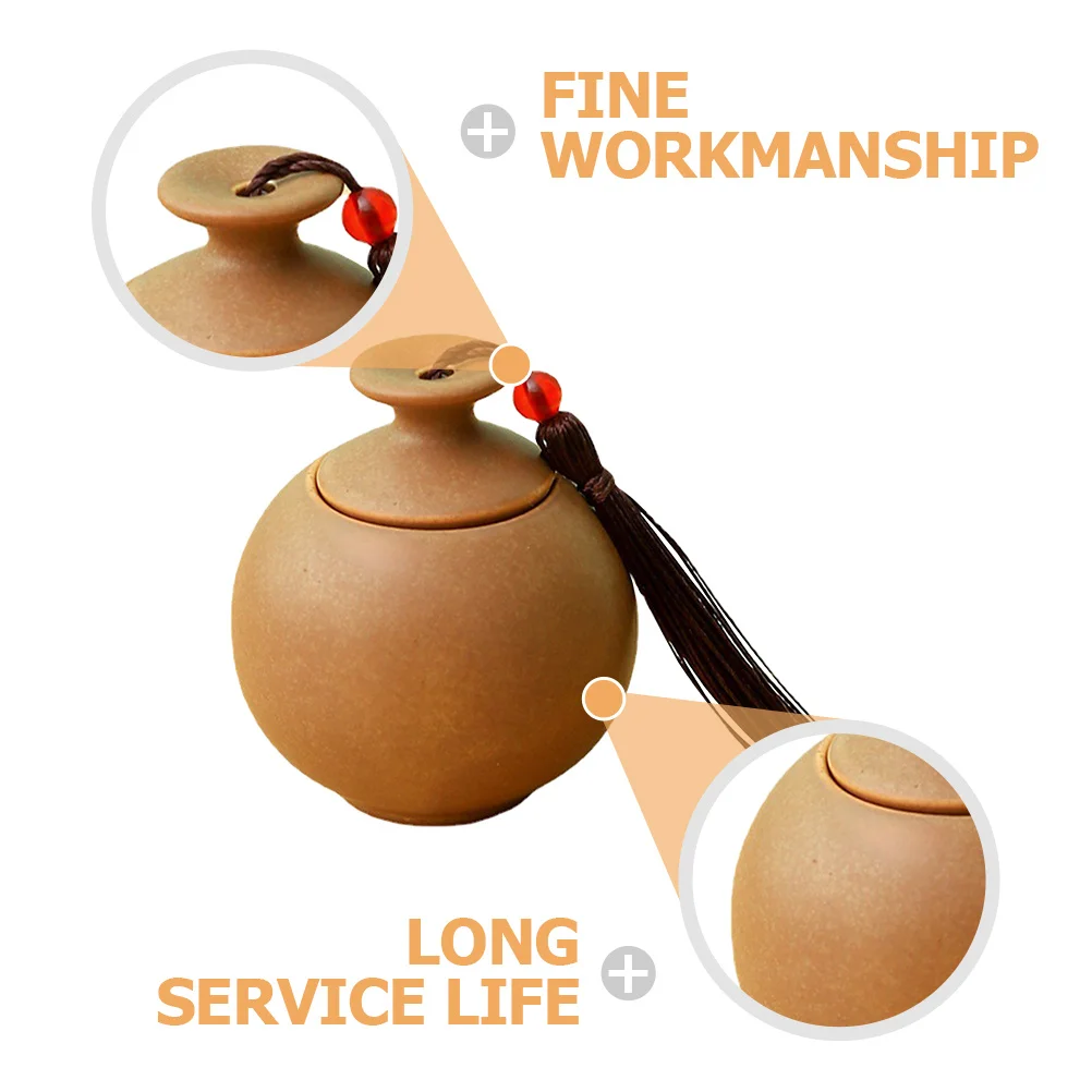 Ceramiczny pojemnik na przyprawy, klasyczny ceramiczny kanister, szczelny pojemnik na herbatę i proszek do dekoracji domu i biura.