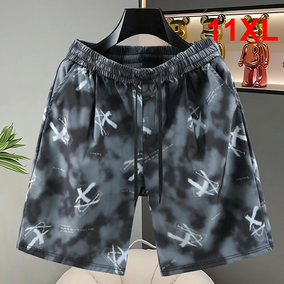 

Мужские пляжные шорты больших размеров 10XL, 11XL, гавайские, летние, с принтом, модные, повседневные, для мужчин, большие размеры 10XL