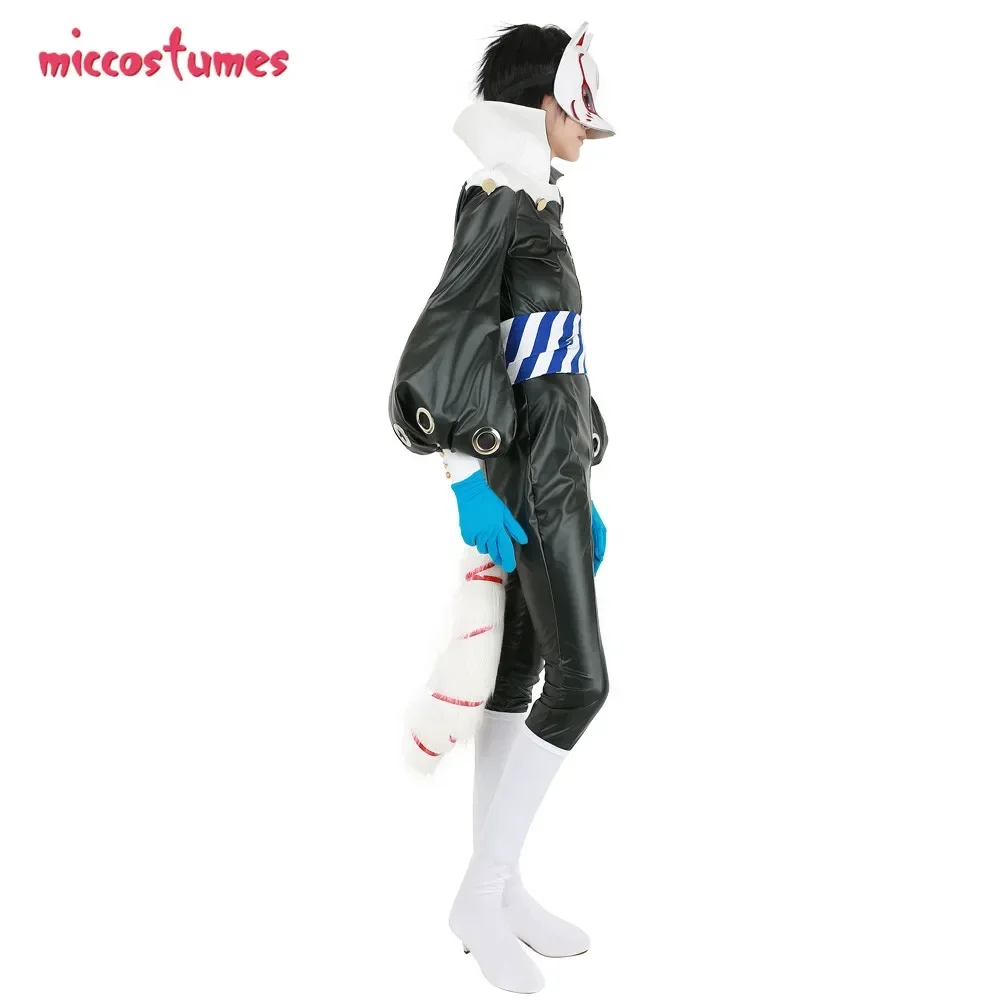 Miccostumes Men's Fox Yusuke Cosplay Costume with Tail for Halloween Cosplay Costume