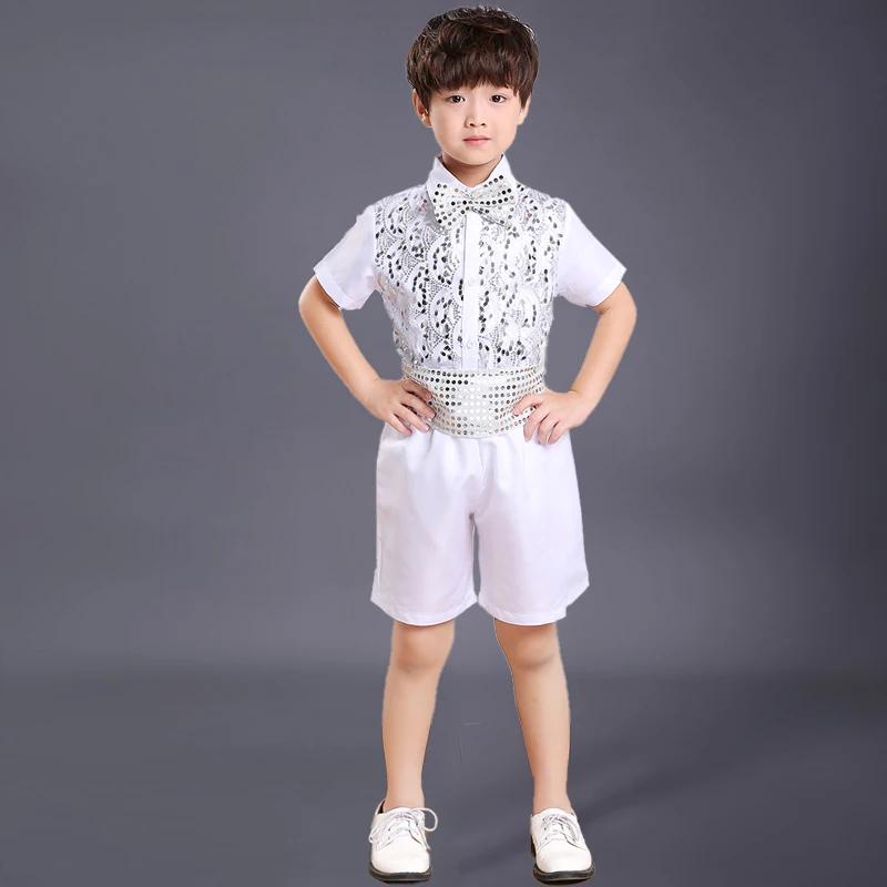 Children's performance clothing, boys' suspenders, elementary school children's kindergarten performance clothing