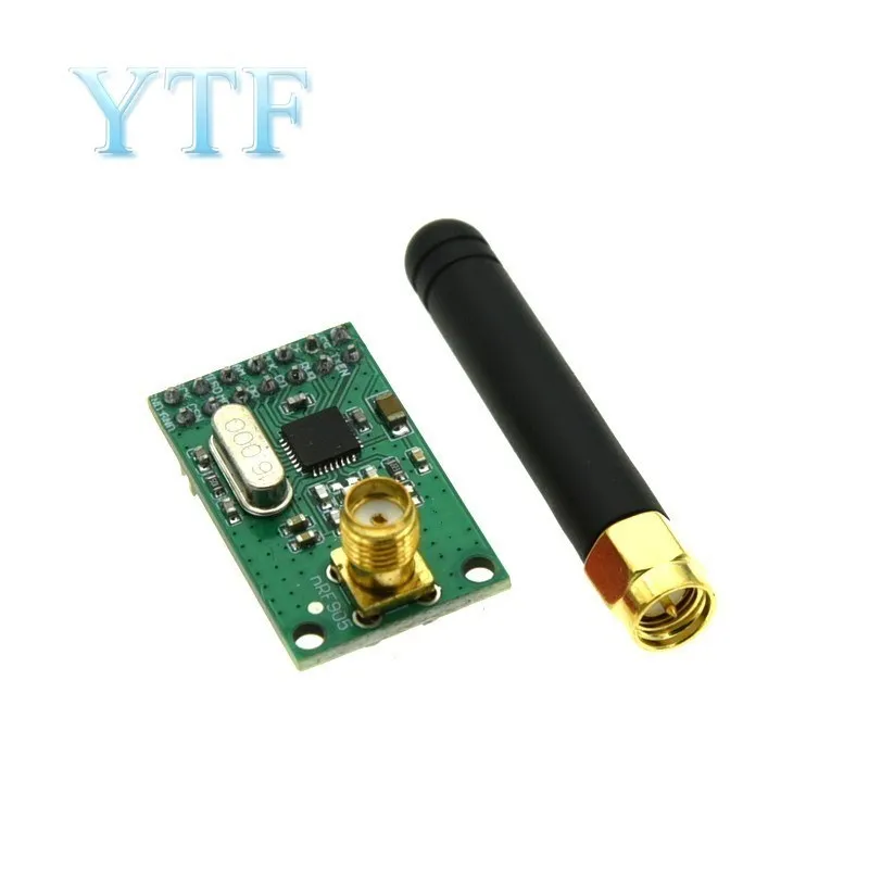 433 868 915 MHz NRF905 Wireless Transceiver Module Transmitter Receiver Board NF905SE With Antenna FSK GMSK Low Power