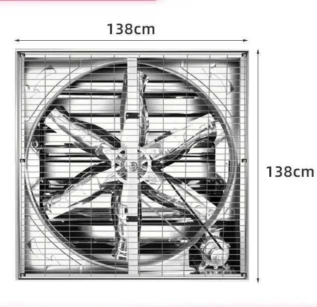 

industrial Low Noise Cooling greenhouse/livestock/piggery/chicken house air ventilation poultry farm exhaust fan