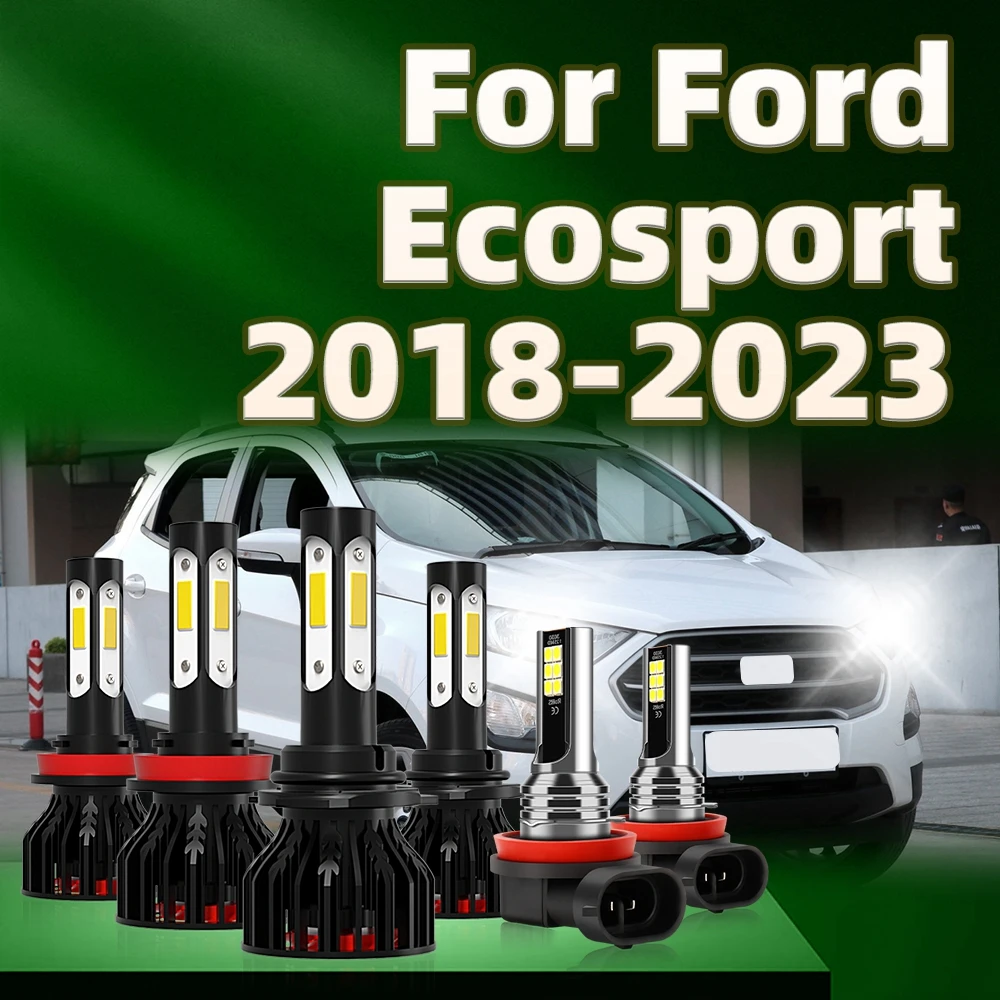 

2/4/6Pcs 130W Led 30000LM Powerful Headlight Car Fog Bulb Turbo Lamp For Ford Ecosport 2018 2019 2020 2021 2022 2023