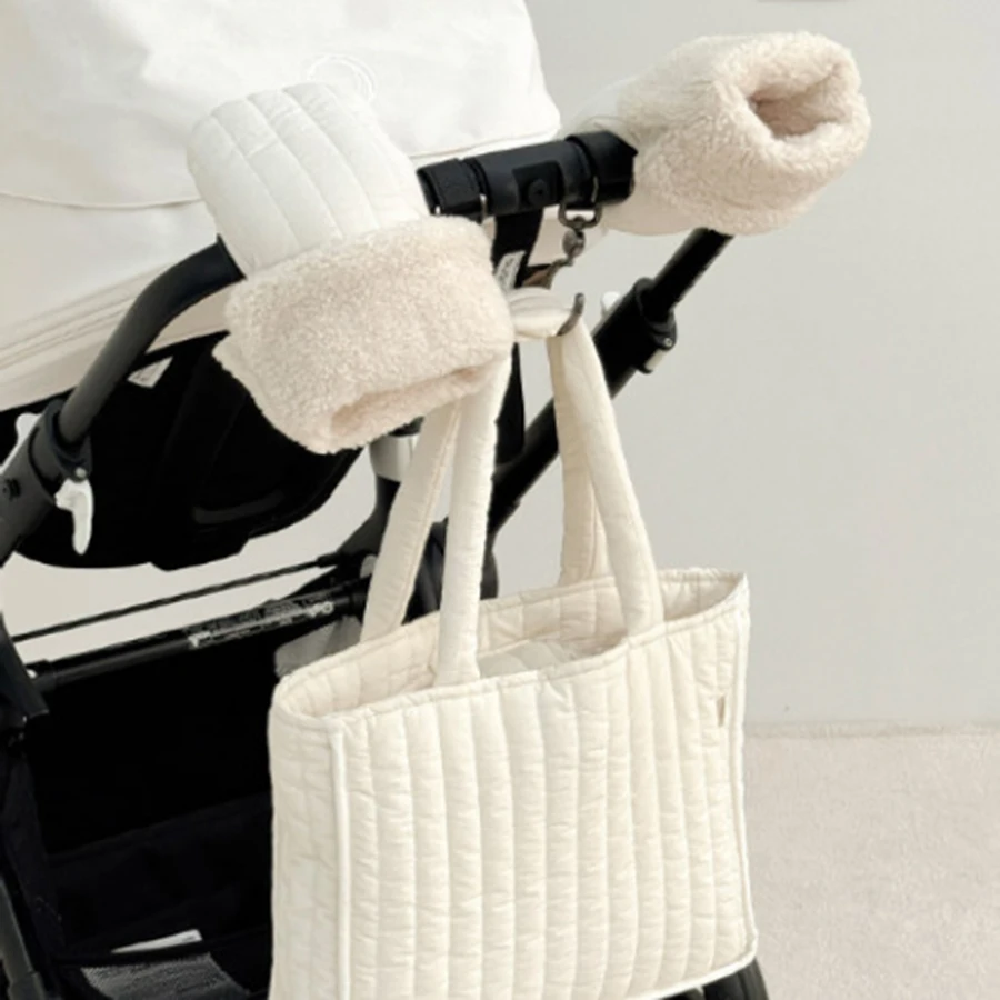 Outdoor Winddicht Warme Fleece Gefüttert Baby Kinderwagen Handschuhe Anti Frost Kinder Zubehör Kinderwagen Handschuhe – Detail 5