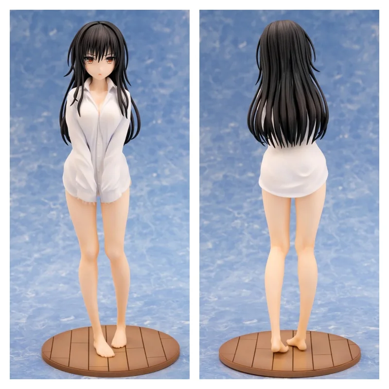 

100% Original:To Love-Ru Kotegawa Yui white shirt 25cm PVC Action Figure Anime Figure Model Toys Figure Collection Doll Gift