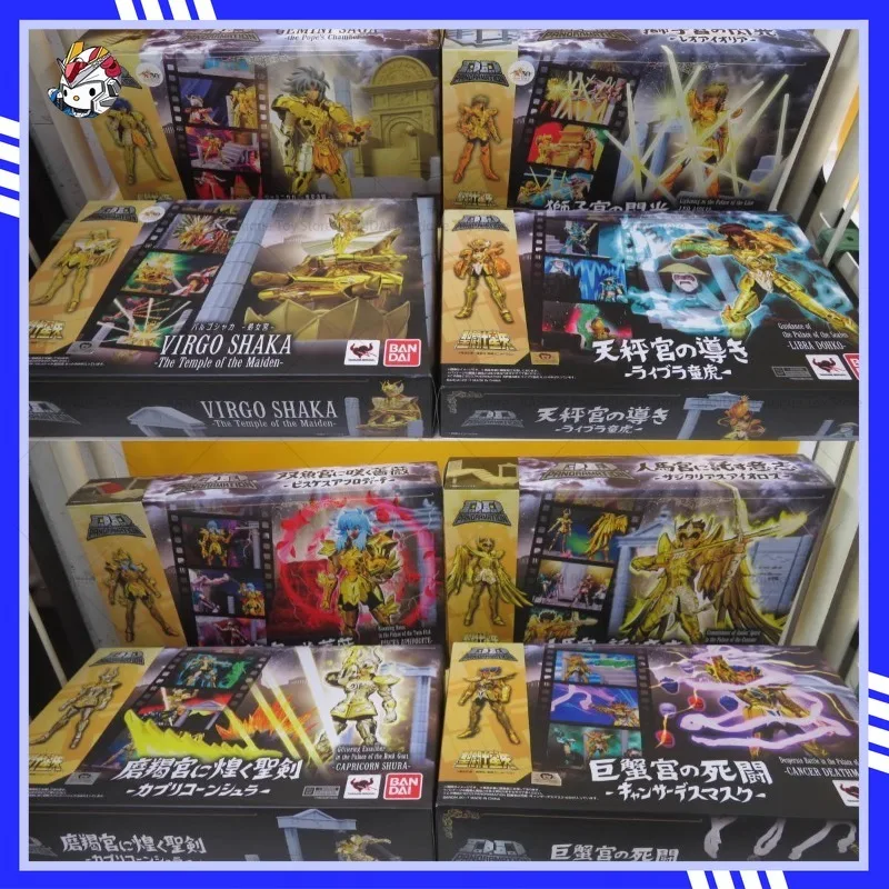 In stock Brand new Bandai Saint DDP Gold Gemini Cancer Leo Virgin Sagittarius Goat Pisces Libra Athena Action Doll Collection