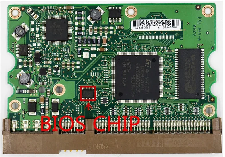 100387574 REV A / ST3250824A Seagate desktop hard disk board / 100387560