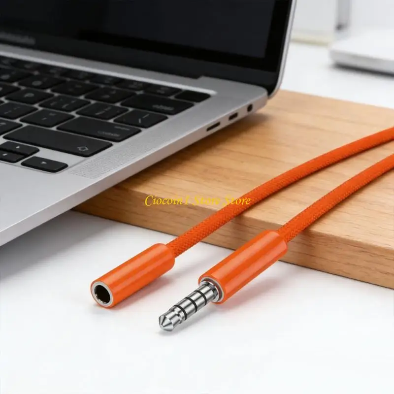 A3PC 3.5mm To 3.5mm Headphone Braided Cable For Clear Sound And Voice Calls