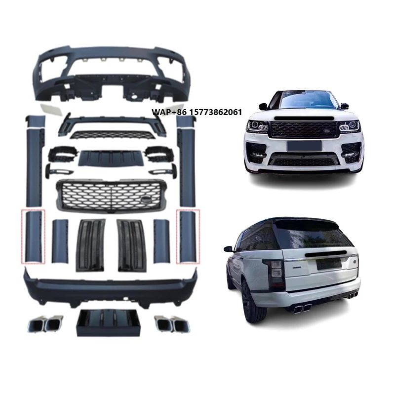 

New Condition Car Modification with Front Bumper Rear Bumper Grille Door Panel Body Kit for RR 2013-2017 SVO