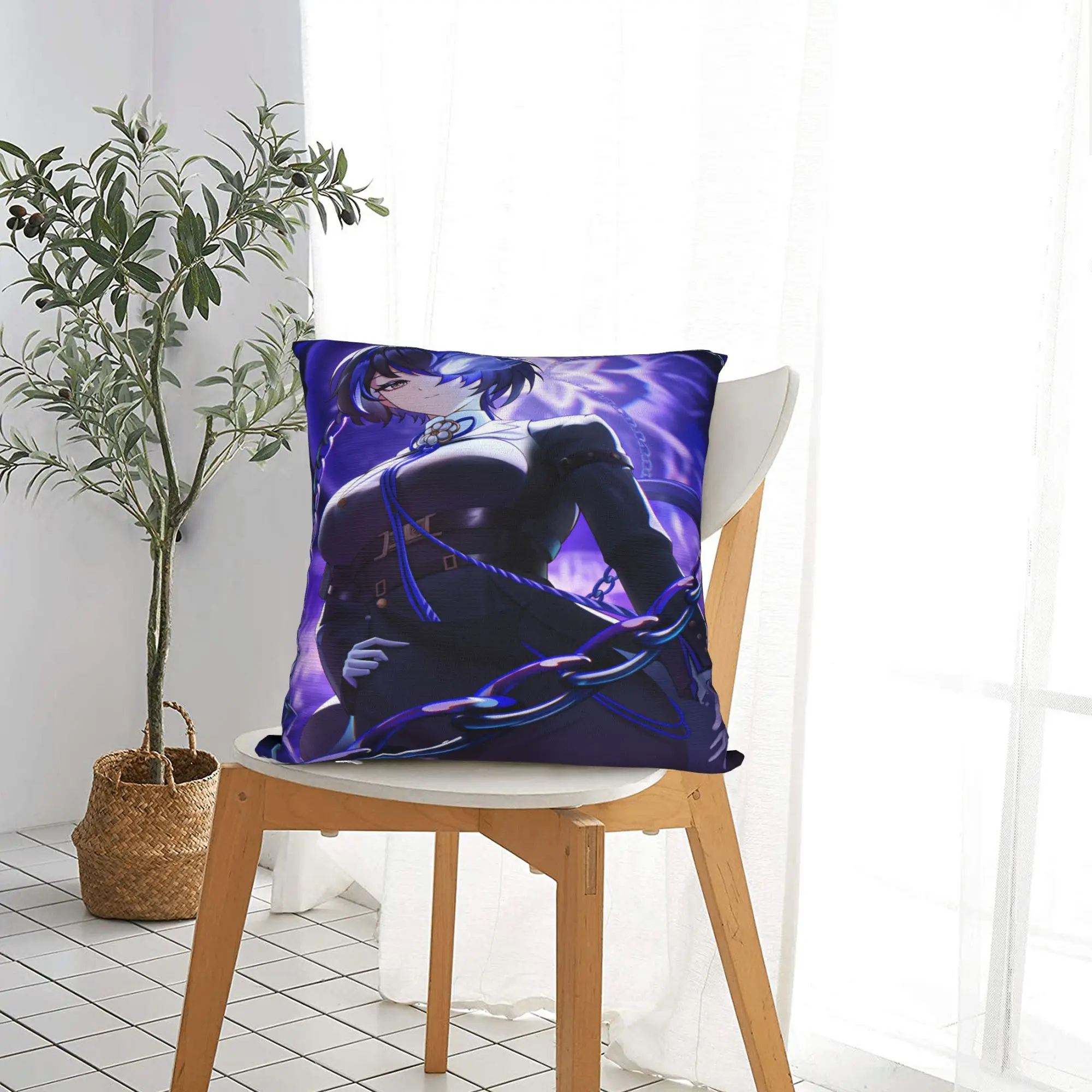 Pillow Case Daffodil  NTE Soft  Pillow Cover For Living Room Sofa Cute Funny Pillowcases