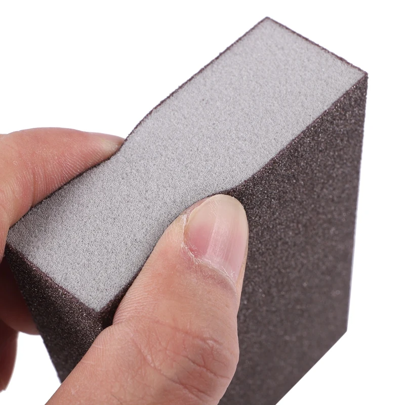 8 عبوات من إسفنجات الصنفرة كتل الصنفرة الخشنة الدقيقة في 60-220 فريك من ورق الصنفرة الرغوي لتلميع الخشب المعدني