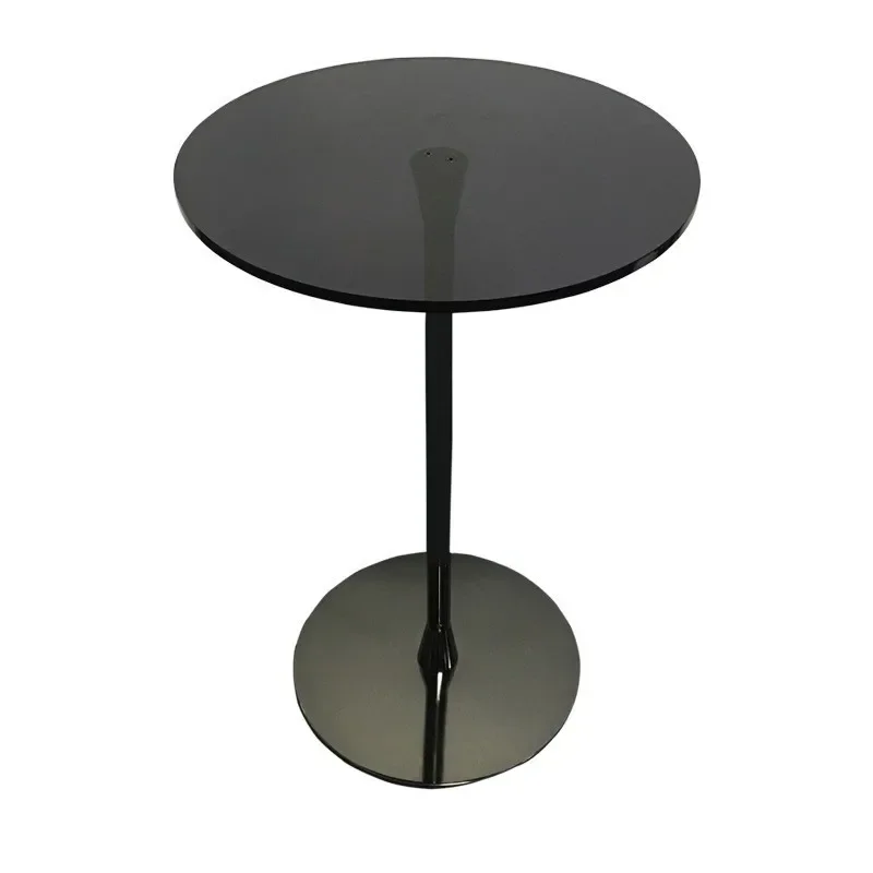 Acrylic transparent round table simple Nordic ins leisure dining table coffee bar speech