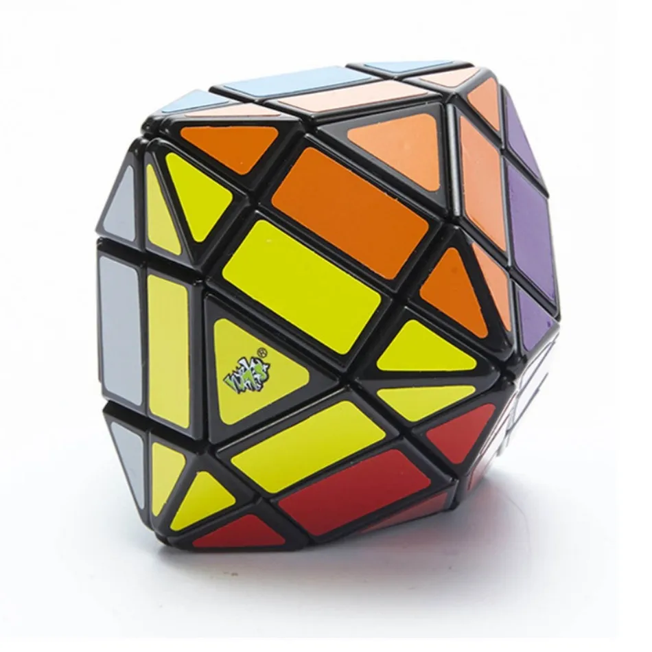 LanLan 4x4 Gyroscope Gyro Magic Cube Octahedron Professional Speed Puzzle Educational Cubo magico Toys For Children