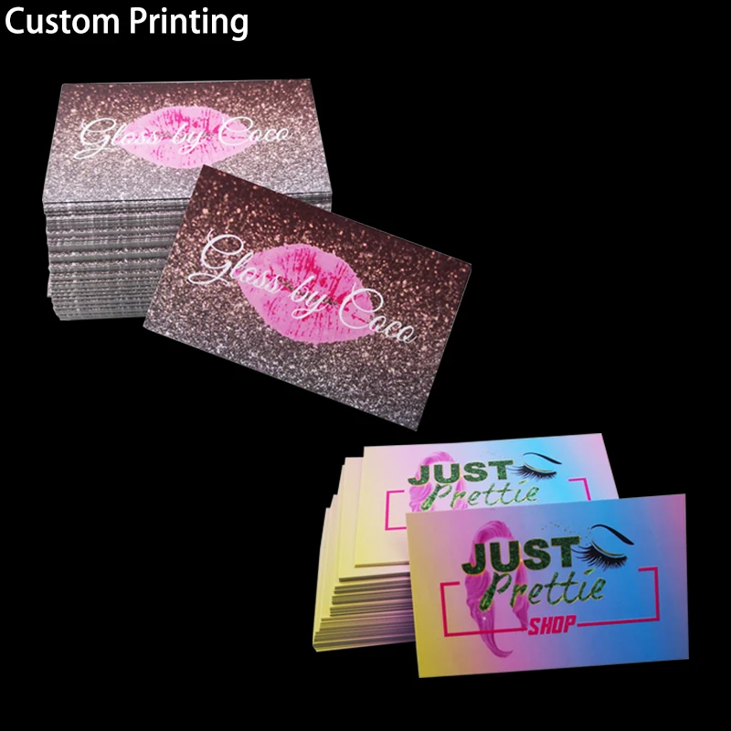 

Custom Printing Handmade Thank You Cards Thanks for your Purchase Discount Code Business Card Paper Hang Tag Name Logo Wed Card