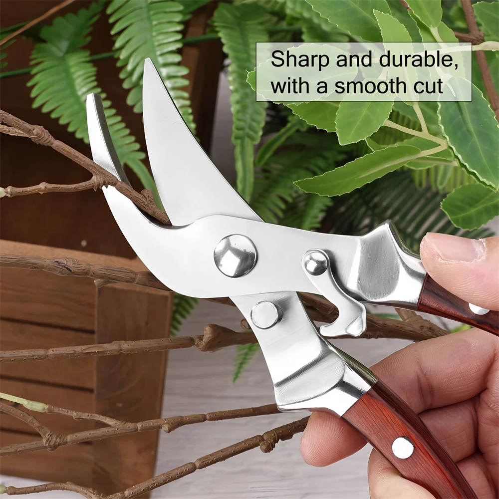 전문 정원 가위 가지 치기 나무 손 Secateurs 정원 과일 따기 가위 가지 치기 가위 과일 따기 도구