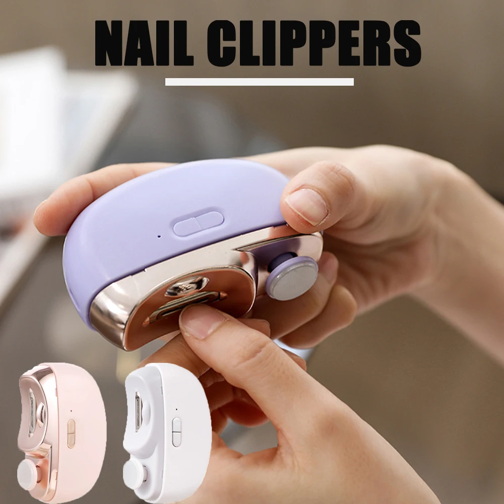 

NEW Electric Nail Clipper Cutter Automatic Nail Grinder Scissors Trimmer for Manicure