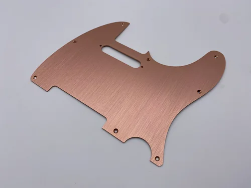 Imagen 2 del producto Golpeador estilo Tele anodizado de aluminio y Metal de 8 agujeros, protector de selección TL, placa antiarañazos para Telecaster, hecho en EE. UU./México