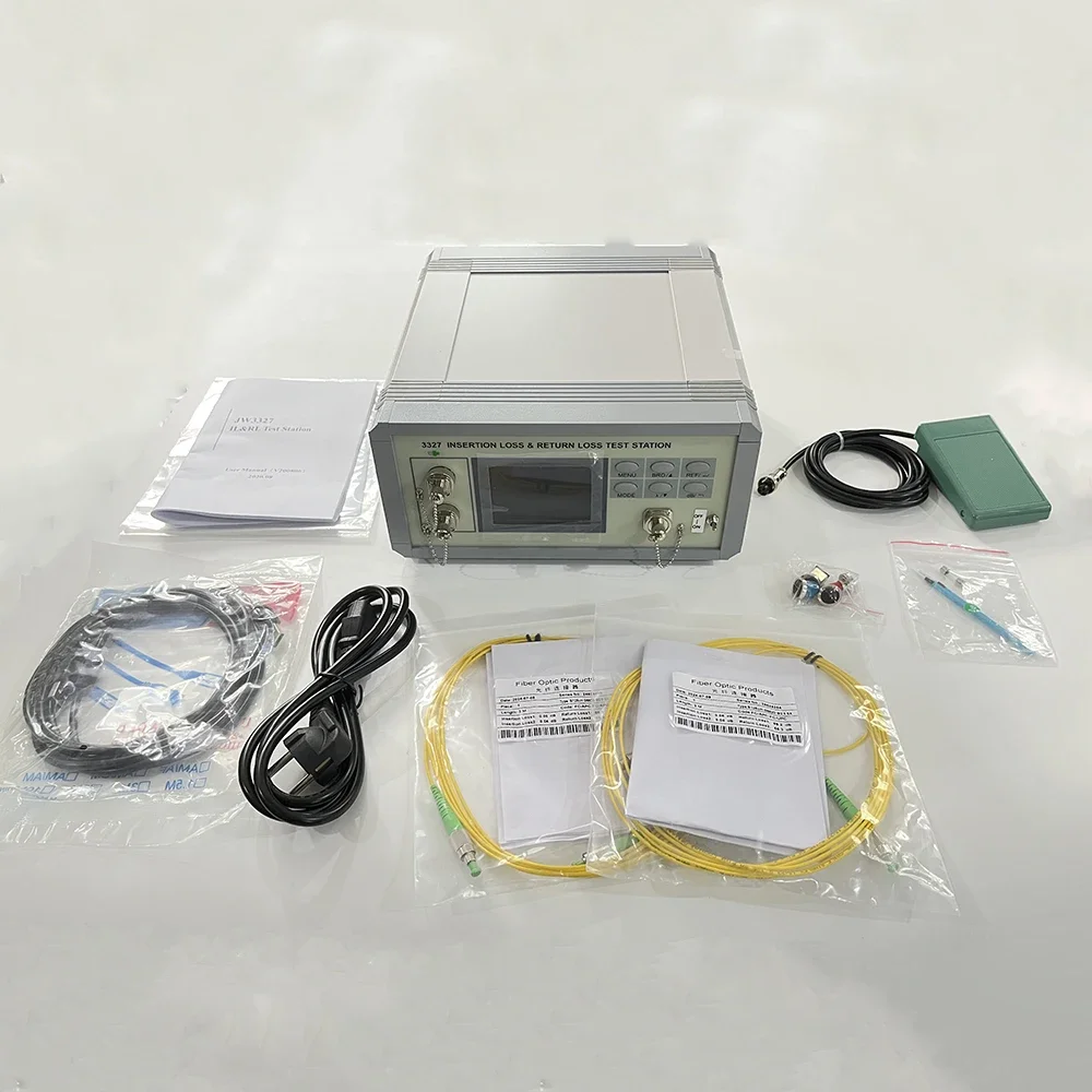Wirenet WT-3327 insertion loss return loss Test Station measuring meter For Fiber Optic Equipment Patch cord testing machine