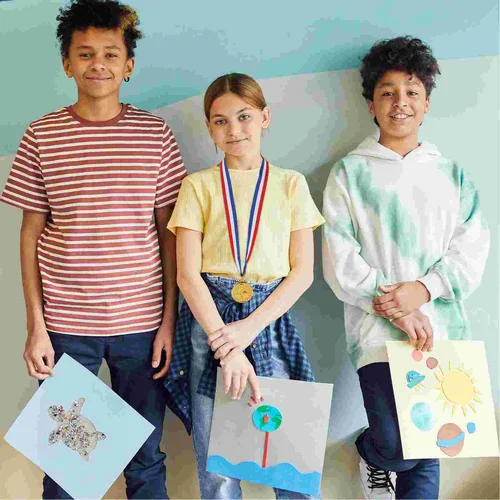 Imagen 2 del producto Medalla de oro de 12 Uds., premio de fútbol, trofeo de Metal para estudiantes, recuerdo, juego deportivo, recompensa de aleación de Zinc, medallas de fútbol deportivas para equipo