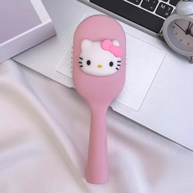 Sanrio Cartoon Stereo Air Cushion Comb Hello Kitty Cartoon Airbag Comb Cute Kitty Cat Portable Mini Combs for Women Accessories