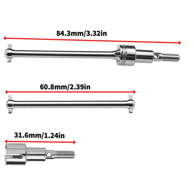 مجموعة أدوات عمود المحرك الأمامي والخلفي المعدني من APPLIA لـ 1/16 SCY بدون فرش 16101 16102 16103 Pro