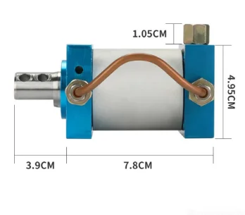 Lastest High pressure cylinder for 12V 220V 300bar 30mpa 4500psiPCP air compression push and pull piston