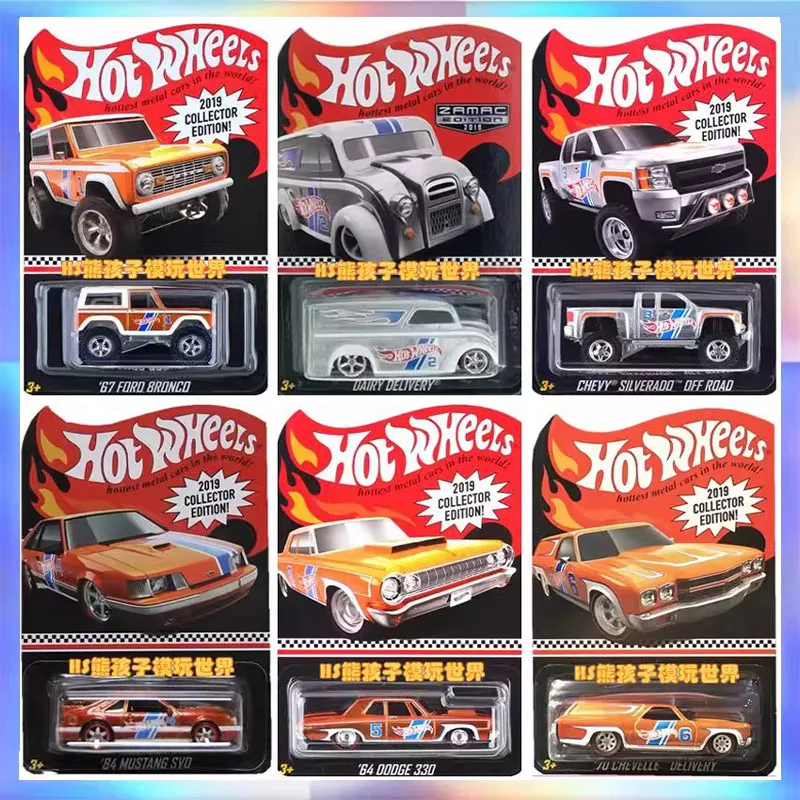 

1/64 Hot Wheels 2019 Collector Edition Red Line Car Model 70 Chevelle Delivery Collectible Room Ornament Boy Birthday Toy Gift