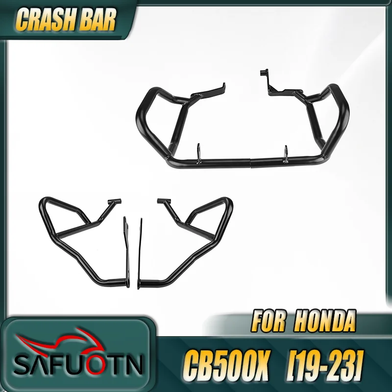 

Защита двигателя, бампер, дорожные защитные дуги для Honda CB500X 2019 2020 2021 2022 2023 2024, защитные планки для рамы, бампера от падения