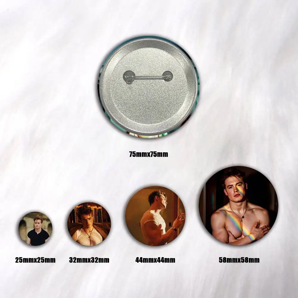Actor K-Kit C-Connor Creative Round Button Badges Cute Pin Brooch for Backpack Clothes Lapel Jewelry Accessories Friends Gift