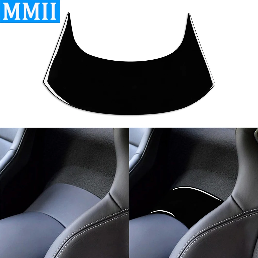 

For Chevrolet Corvette C7 2014-2019 Piano Black Rear Central Panel Decorative Cover Car Interior Accessories Decoration Sticker