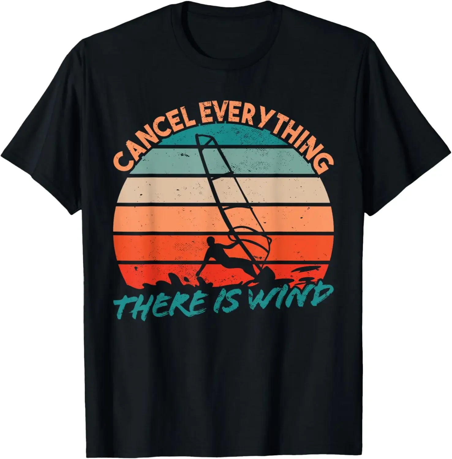 Tavola da surfista - Windsurfer Windsurf Surf TShirt Uomo Abbigliamento Grafica Casual Oneck Traspirante Consegna in fabbrica Uomo Donna