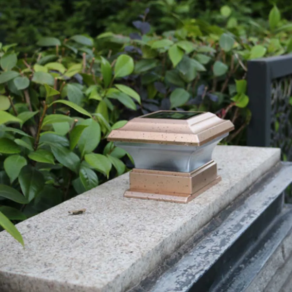 

Waterproof Garden Solar Light Outdoor Solar Lamp For Fence Yard Decoration Golden Warm Light Durable Sealing Performance