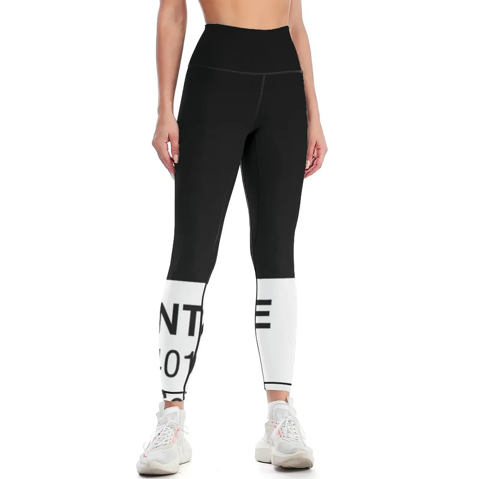 

Pantone Black Leggings Women's gym Training pants Womens Leggings