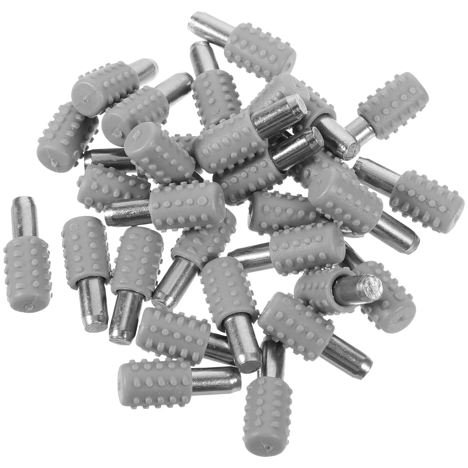 50Pcs Shelf Support for Cabinet Furniture Plastic Stainless Steel Shelf Brackets Pegs Easy Install Adjustable Shelving Display