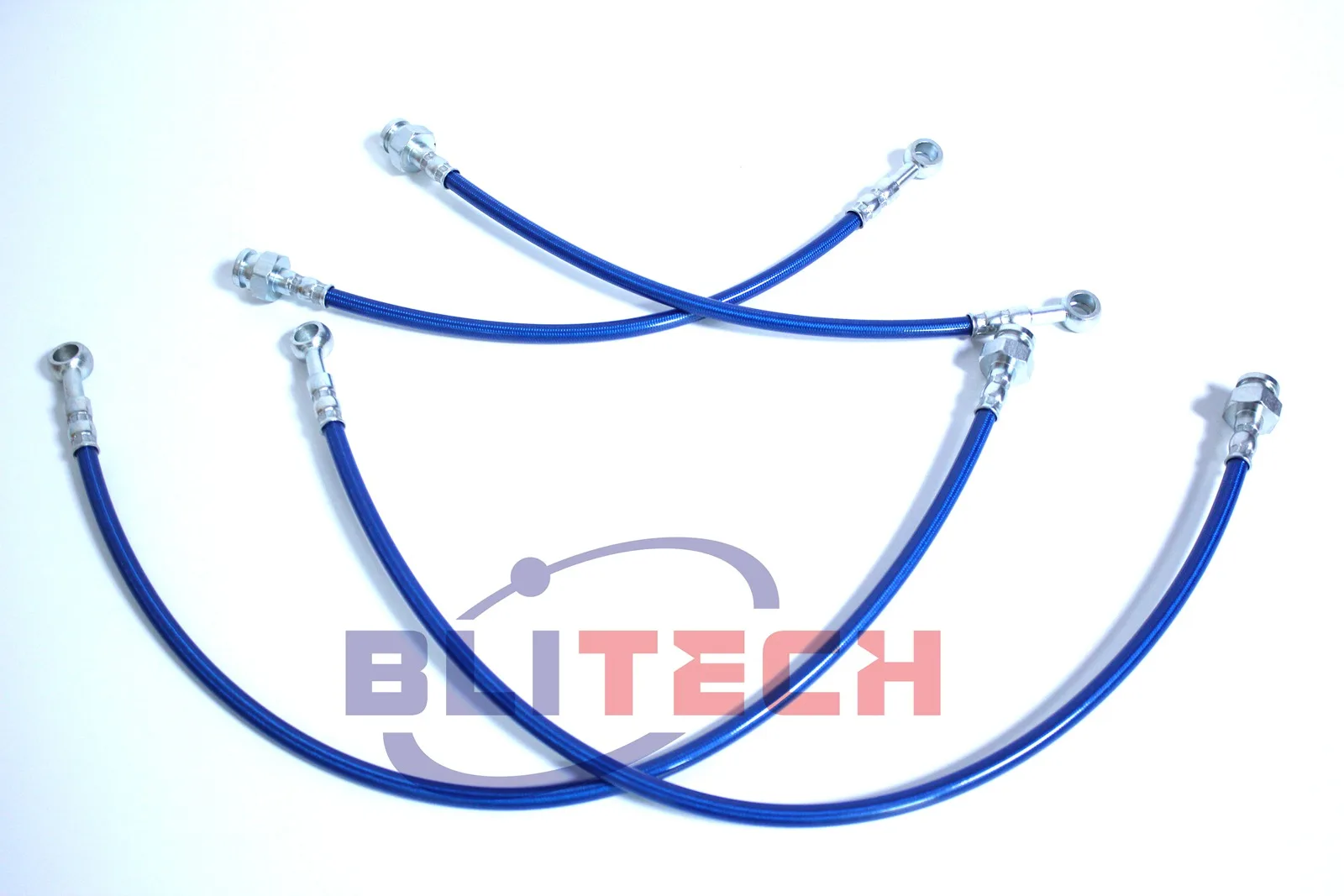 Stainless Steel Braided Brake Lines for 1989-1994 1990 192 94 95 96 Nissan 240SX S13 Red BLue