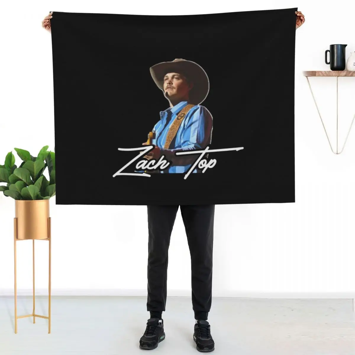 

Zach Top Throw Blanket Portable Lightweight Blanket for Travel Camping