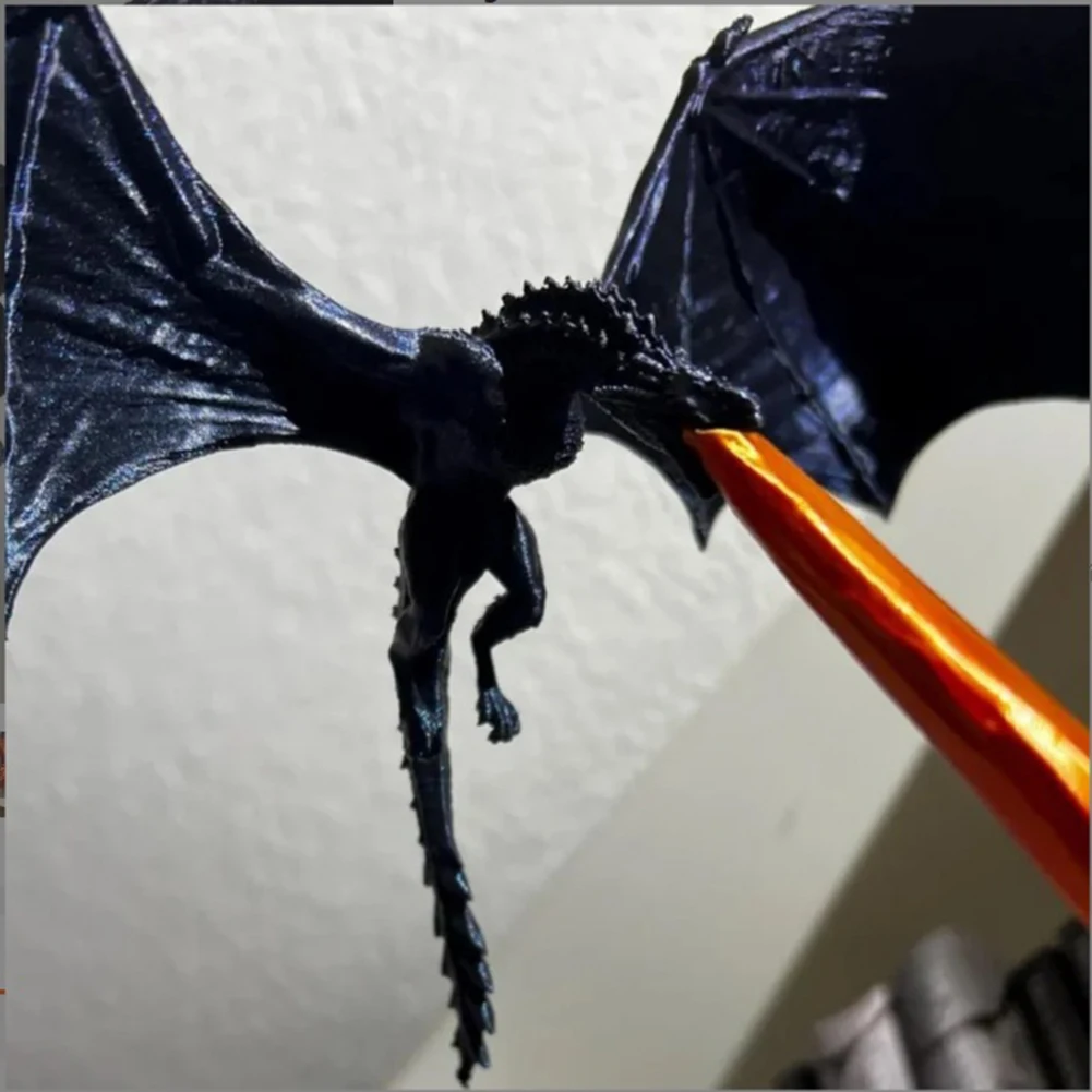 3D Printed Dragon Flame Book Nook Gothic Dragon Flame Book Decoration Decorative Bookends Bookshelf Decor